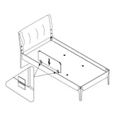Cilek Rustic White Safety Bar - Kids Haven